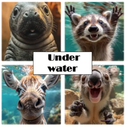 Displates Under Water